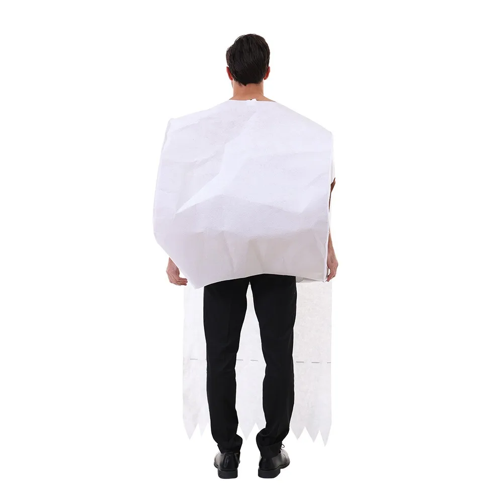 Couple Spoof Toilet Paper Cosplay Costume Toilet Paper Cosplay Makeup Ball Stage Birthday Party Halloween Costume for Couple Spoof Toilet Paper Cosplay Costume Toilet Paper Cosplay Makeup Ball Stage Birthday Party Halloween Costume for