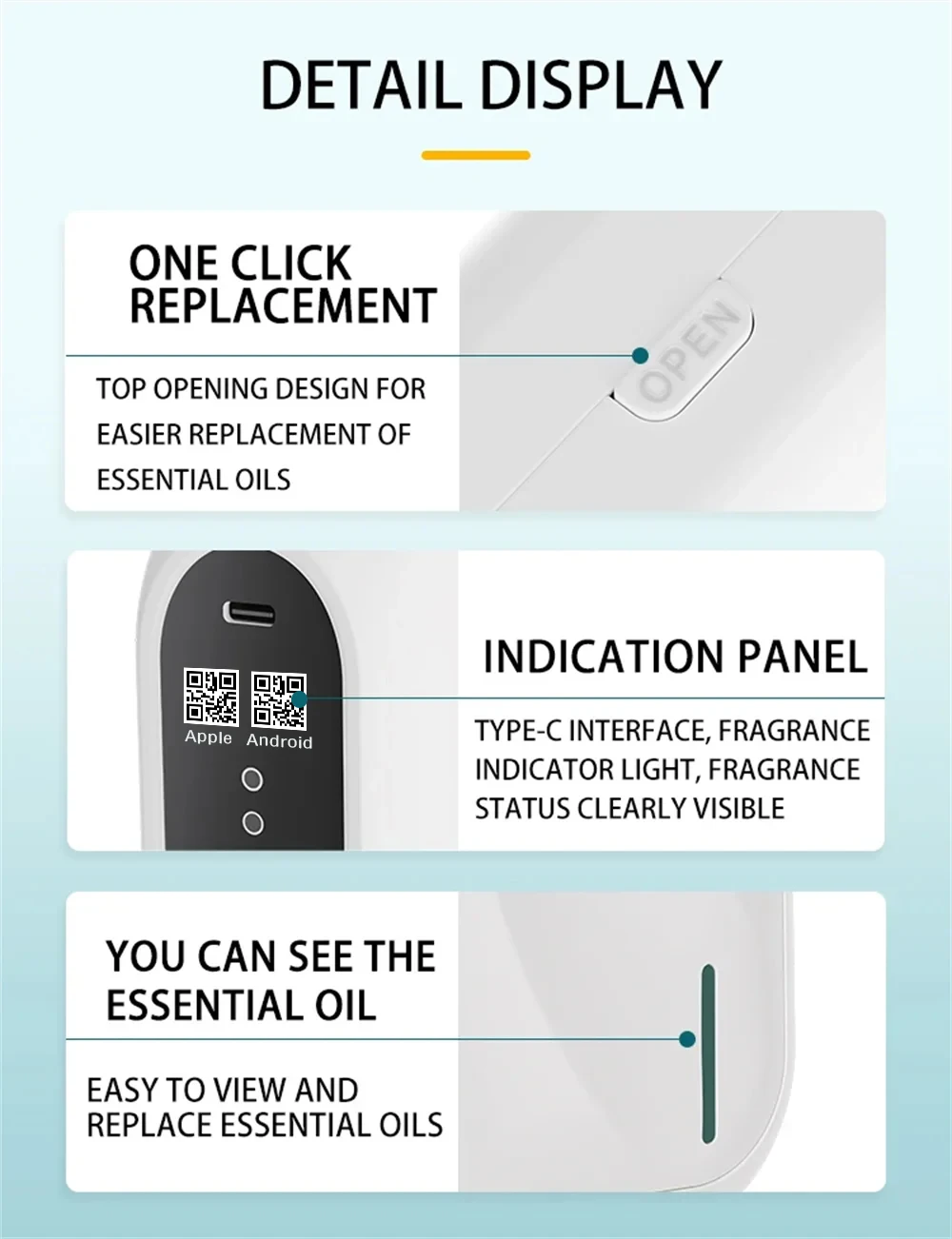 Coverage 200m³ Scent Machine Hotel Aroma Diffuser Wall Mounted Essential Oil Diffuser For Home Fragrance Bluetooth APP Coverage 200m³ Scent Machine Hotel Aroma Diffuser Wall Mounted Essential Oil Diffuser For Home Fragrance Bluetooth APP