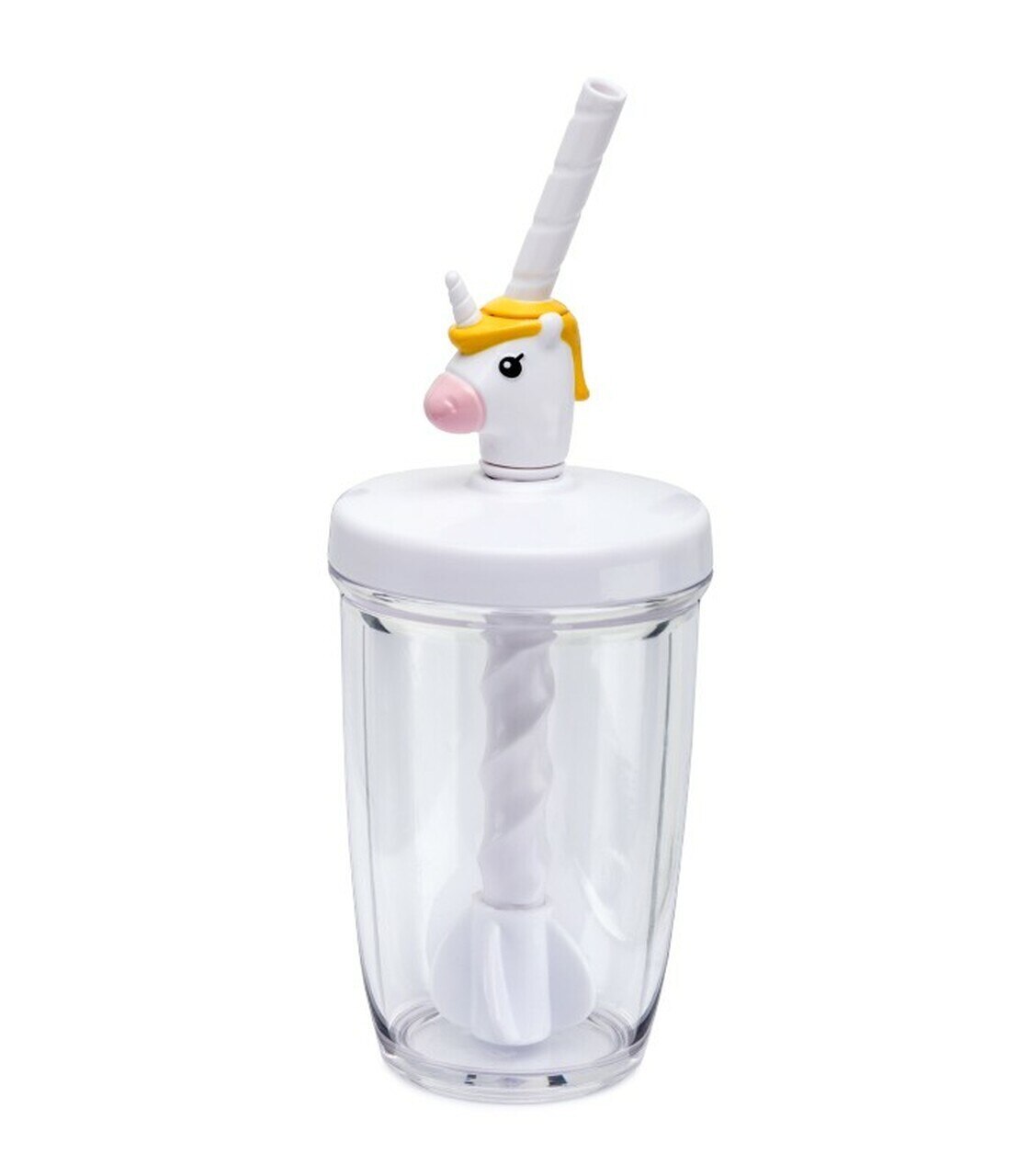 Cow Print Cup with Drinking Straw Cow Print Cup with Drinking Straw