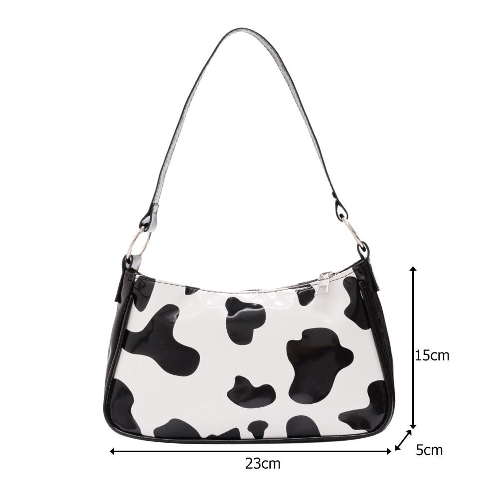 Cow Print Handbag Leather Shoulder Purse Cow Print Handbag Leather Shoulder Purse