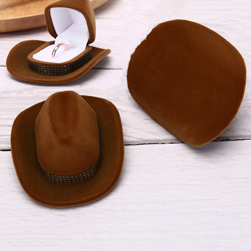 Cowboy Hat Ring Box Jewelry Holder Cowboy Hat Ring Box Jewelry Holder