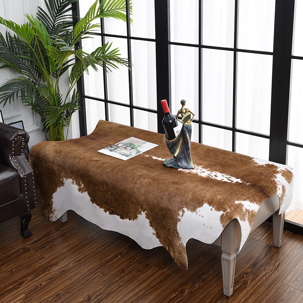 Cowhide Carpet Cow Print Rug American Style for Bedroom Living Room Cute Animal Printed Carpet Faux Cowhide Rugs for Cowhide Carpet Cow Print Rug American Style for Bedroom Living Room Cute Animal Printed Carpet Faux Cowhide Rugs for