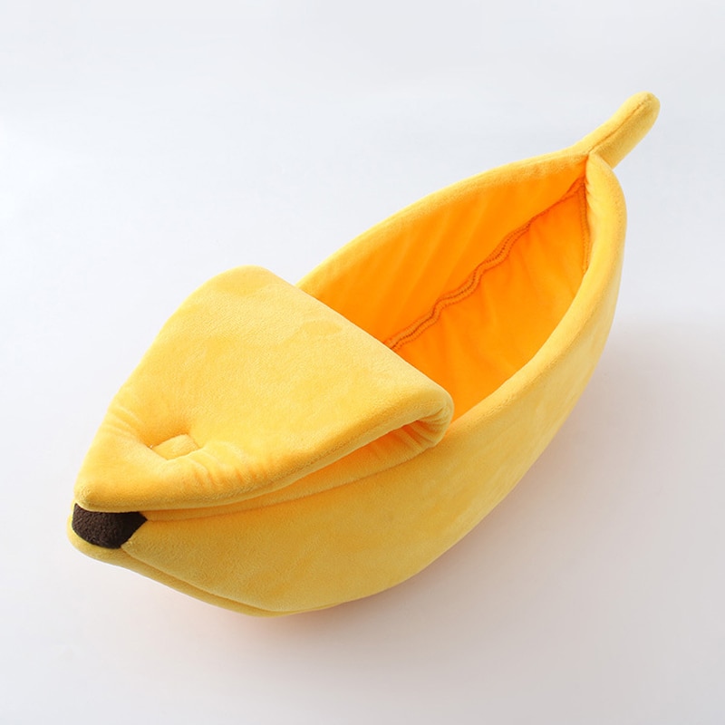 Cozy and Portable Cat Banana Bed Cozy and Portable Cat Banana Bed