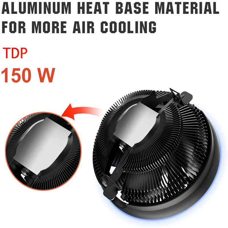 CPU Air Cooler Computer LED Fan CPU Air Cooler Computer LED Fan