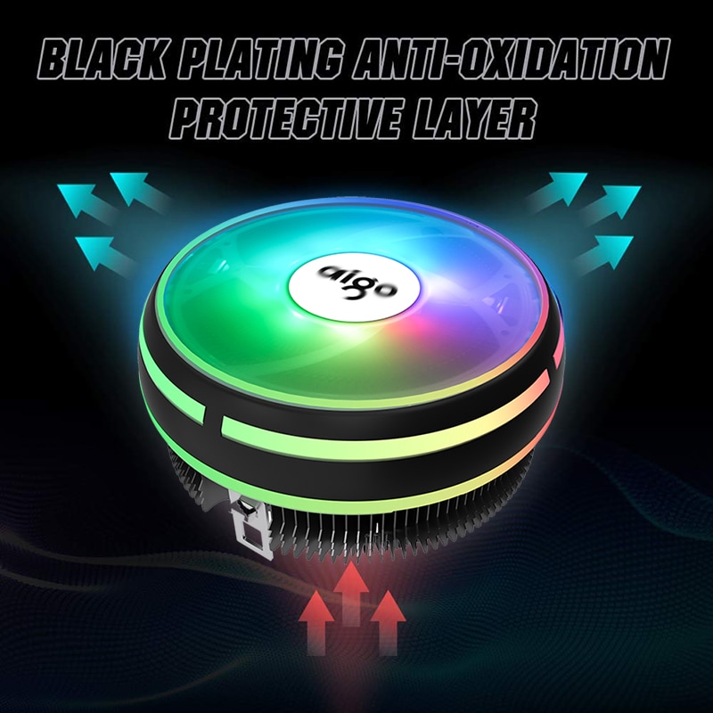 CPU Air Cooler Computer LED Fan CPU Air Cooler Computer LED Fan