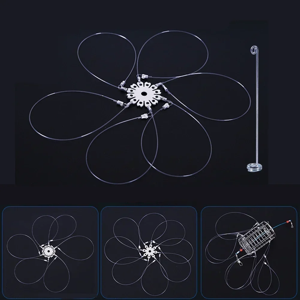 Crab Catching Tool Lure Trap Stainless Steel Bait Cage Fish Cage Feeder Fishing Tackle Suitable Crab Shrimp Crawfish Crab Catching Tool Lure Trap Stainless Steel Bait Cage Fish Cage Feeder Fishing Tackle Suitable Crab Shrimp Crawfish