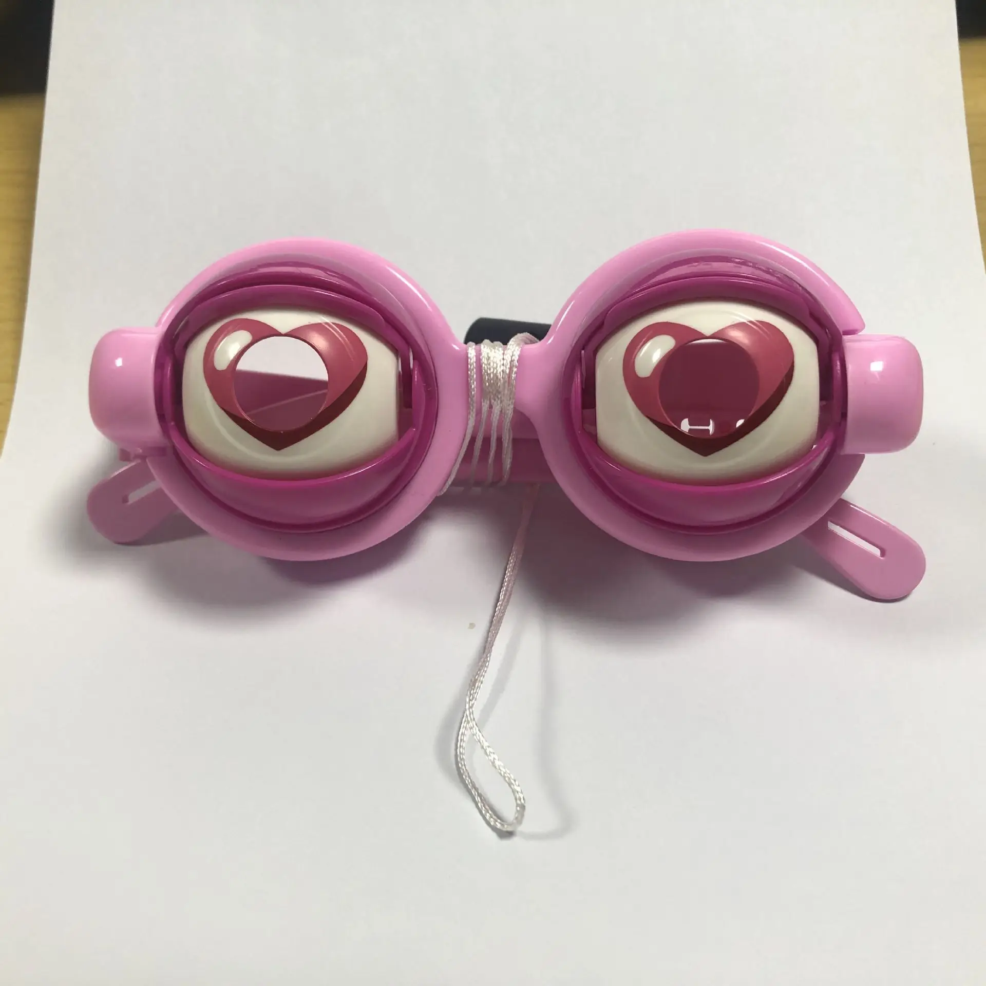 Crazy Glasses Strange Spoof Toys Selfie Video Funny Sand Sculpture Toys Party Decor Accessories Pull String Wink Kids