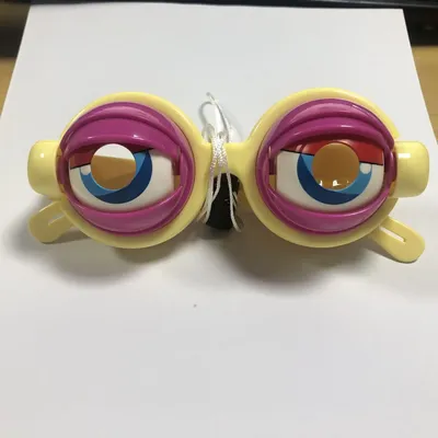 Crazy Glasses Strange Spoof Toys Selfie Video Funny Sand Sculpture Toys Party Decor Accessories Pull String Wink Kids