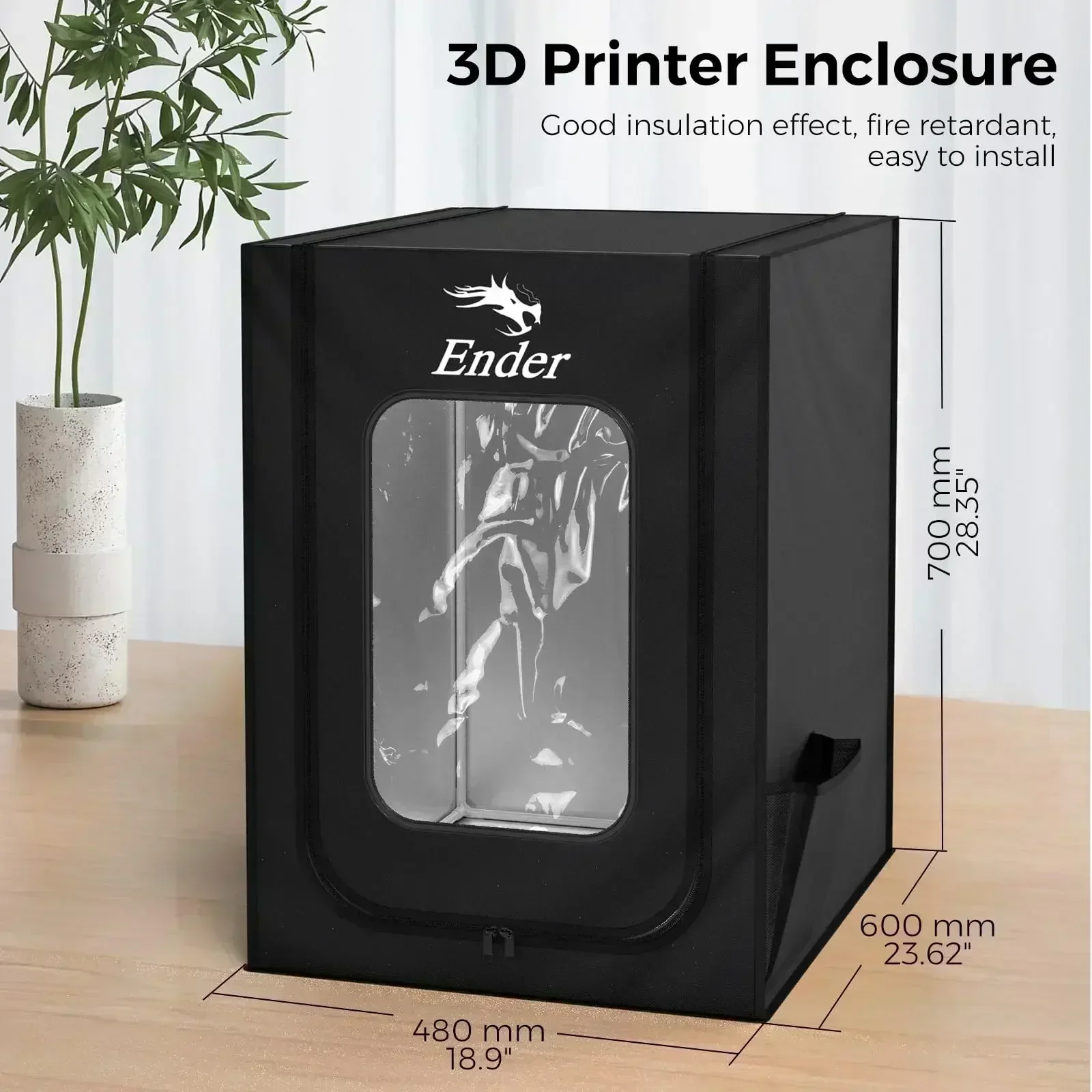 Creality Official Ender Enclosure Update Constant Temperature Fireproof Dustproof 3D Printer Protective Cover for Ender