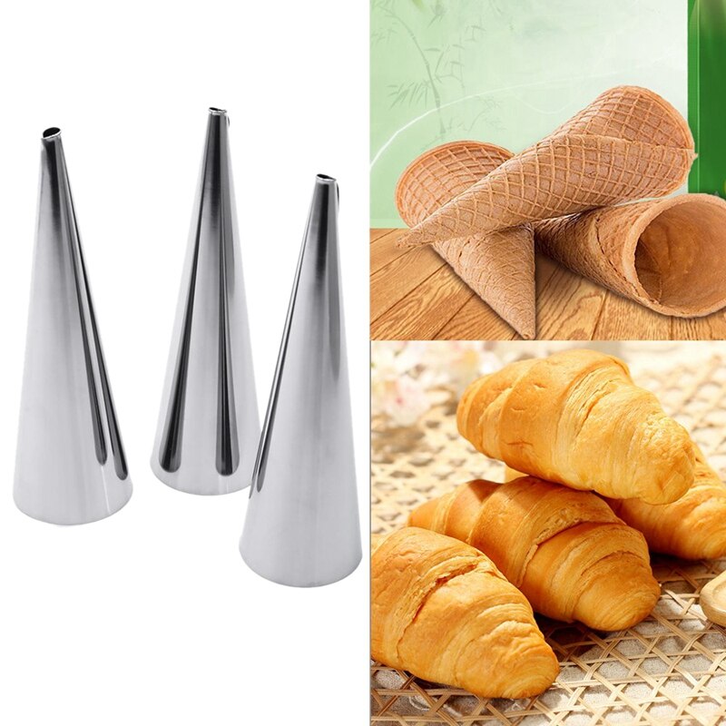 Cream Horn Molds Stainless Cones (12pcs) Cream Horn Molds Stainless Cones (12pcs)
