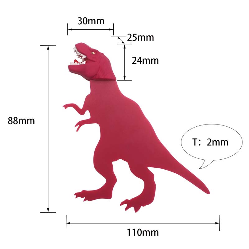 Creative 3D Dinosaur Bookmark Creative 3D Dinosaur Bookmark