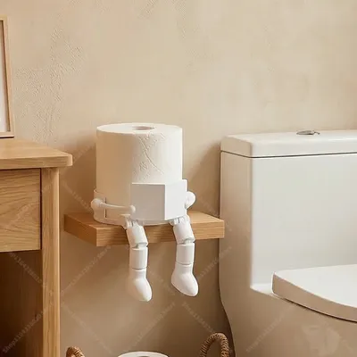 Creative Art Toilet Paper Holders – Adorable Bathroom Organizer for Rolls & Accessories Creative Art Toilet Paper Holders – Adorable Bathroom Organizer for Rolls & Accessories
