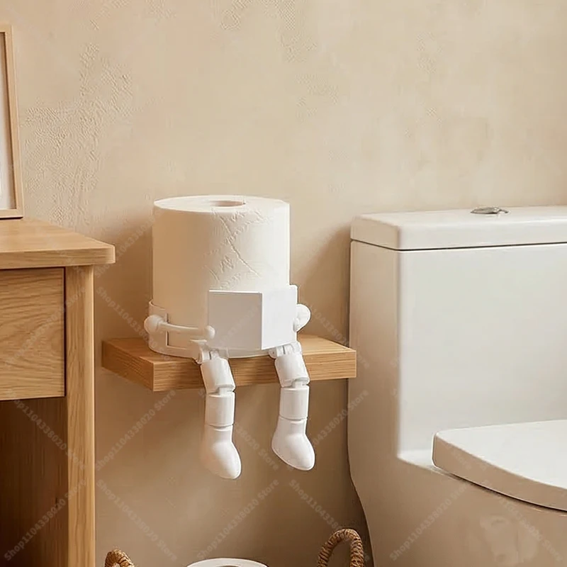 Creative Art Toilet Paper Holders – Adorable Bathroom Organizer for Rolls & Accessories Creative Art Toilet Paper Holders – Adorable Bathroom Organizer for Rolls & Accessories
