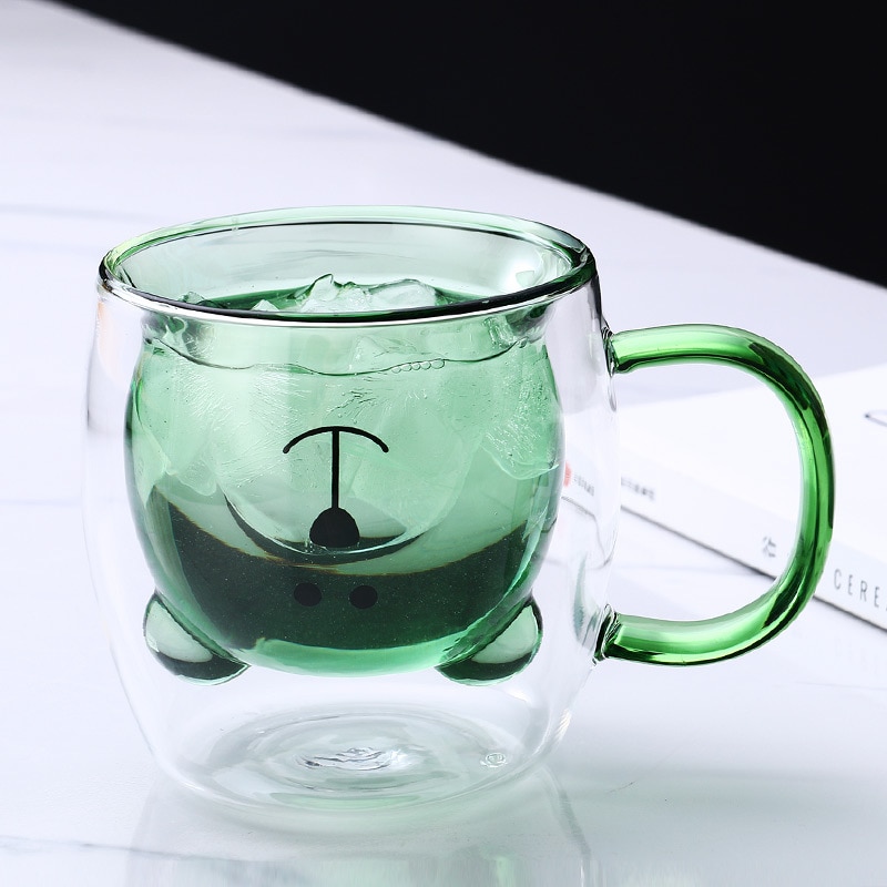 Creative Bear Glass Drinkware