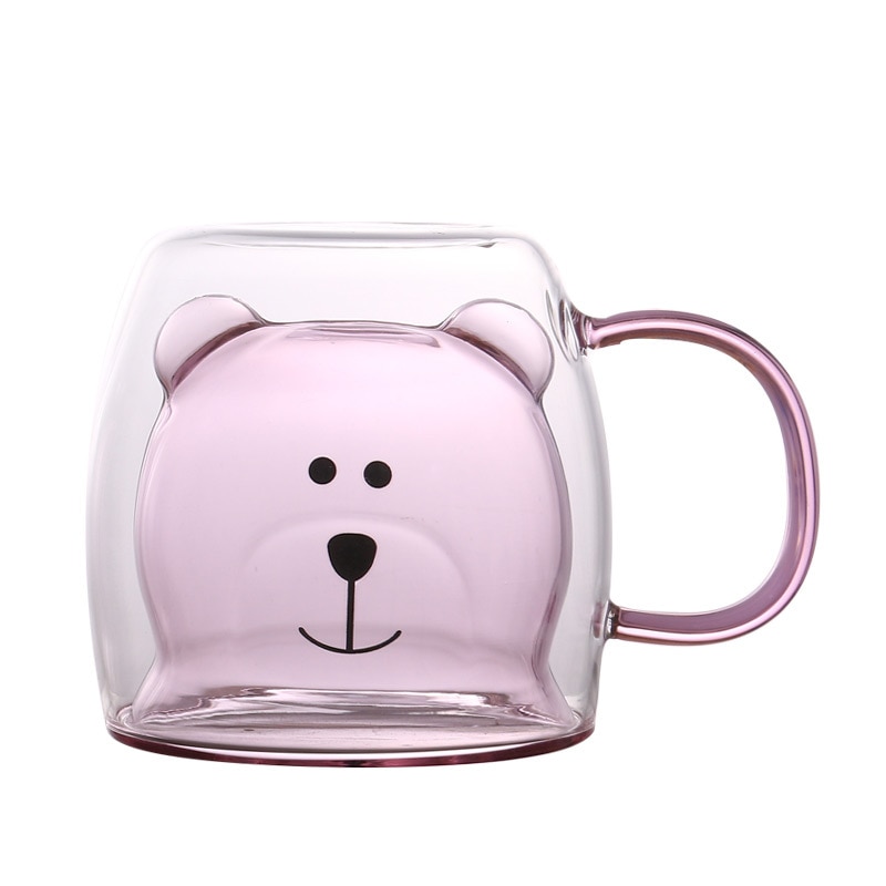 Creative Bear Glass Drinkware