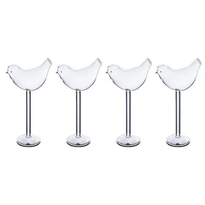 Creative Cocktail Bird Drinking Glasses (4Pcs)