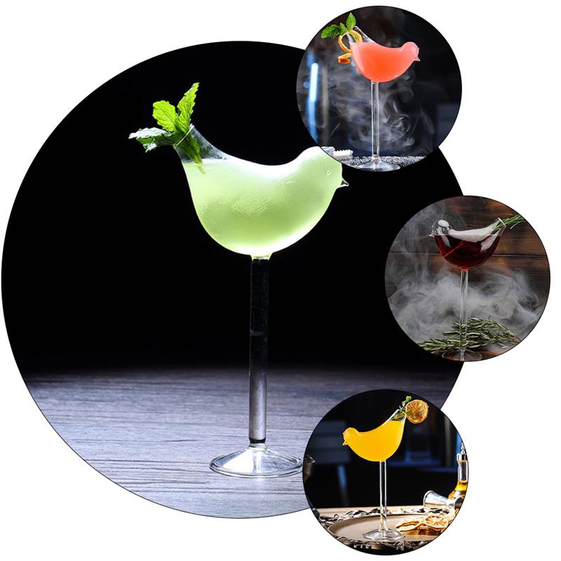 Creative Cocktail Bird Drinking Glasses (4Pcs)