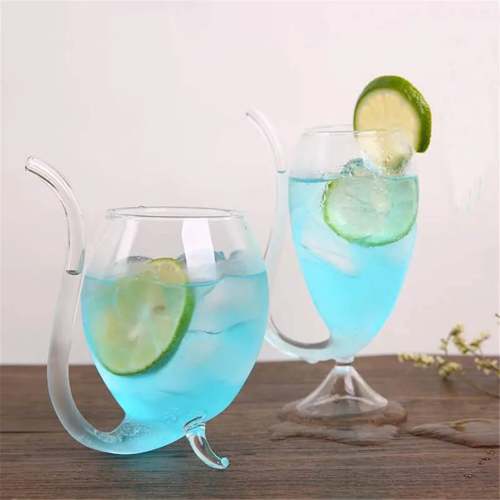 Creative Cocktail Glass Wine Whiskey Heat Resistant Glasses Beer Cup for Party Home Bar KTV Nightclub Accessories