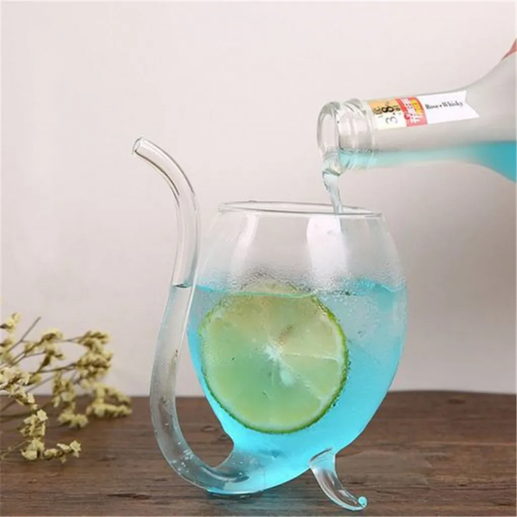 Creative Cocktail Glass Wine Whiskey Heat Resistant Glasses Beer Cup for Party Home Bar KTV Nightclub Accessories