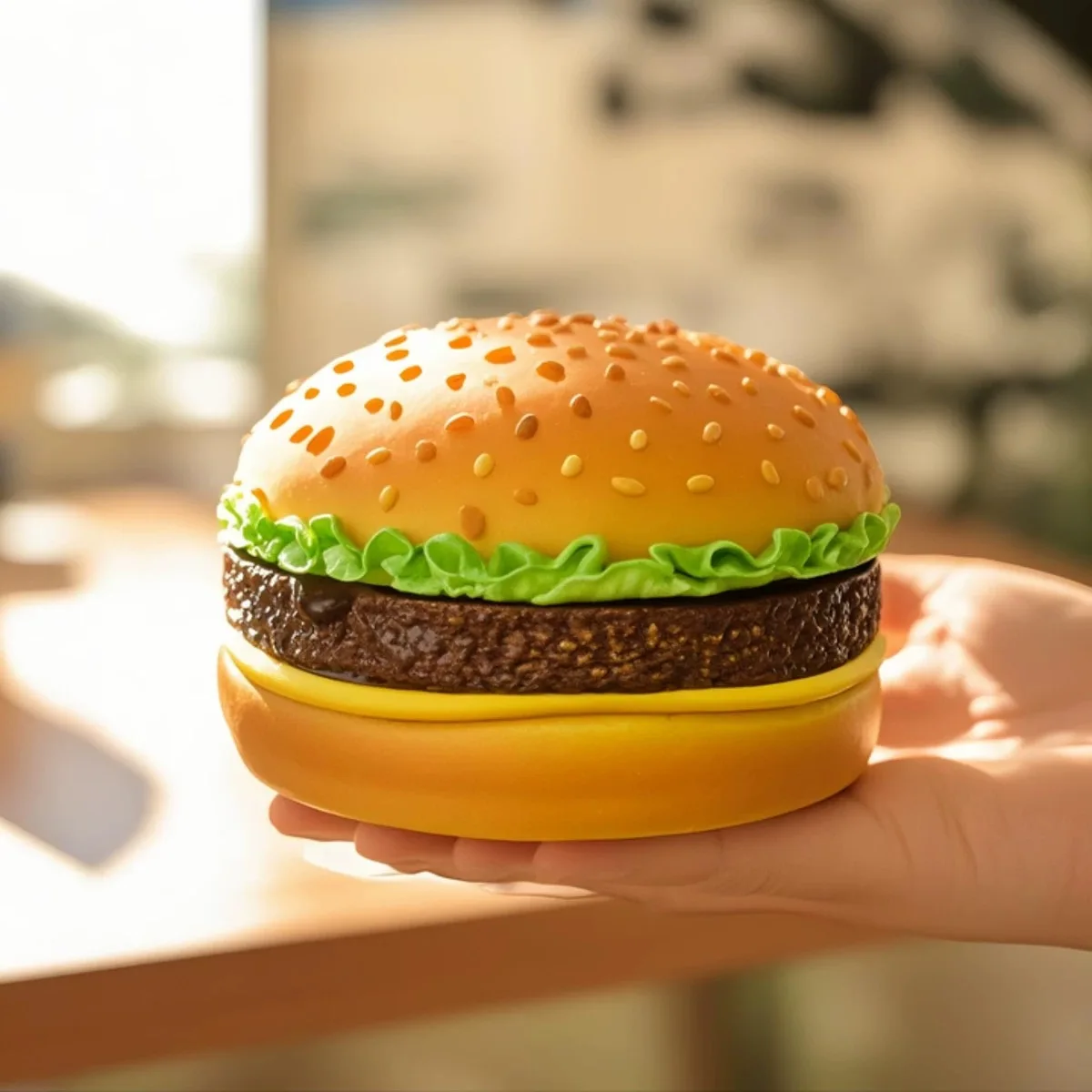 Creative Cute Hamburger Ashtray Home Dust Proof Ashtray Living Room Office Desktop Decoration Ornament for Father's Gift Creative Cute Hamburger Ashtray Home Dust Proof Ashtray Living Room Office Desktop Decoration Ornament for Father's Gift