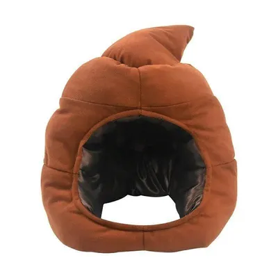 Creative Cute Poop Shape Plush Hat Stuffed Toy Funny Fake Poop Full Headgear Cap Creative Cute Poop Shape Plush Hat Stuffed Toy Funny Fake Poop Full Headgear Cap