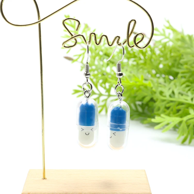 Creative Design Dangle Pill Earrings Creative Design Dangle Pill Earrings