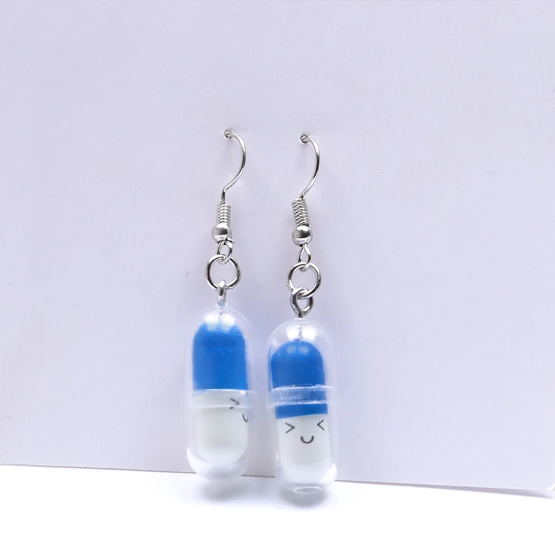 Creative Design Dangle Pill Earrings Creative Design Dangle Pill Earrings