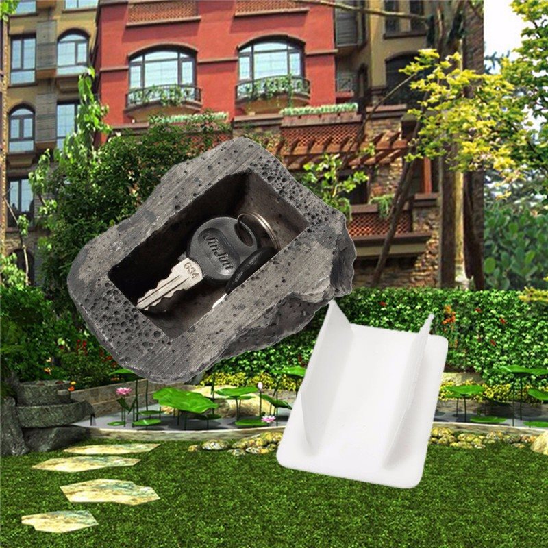 Creative Design Fake Rock Key Holder Creative Design Fake Rock Key Holder