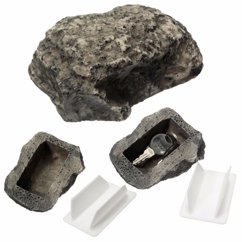 Creative Design Fake Rock Key Holder