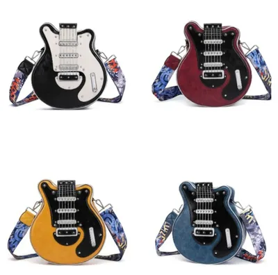 Creative Design Guitar Shaped Bag