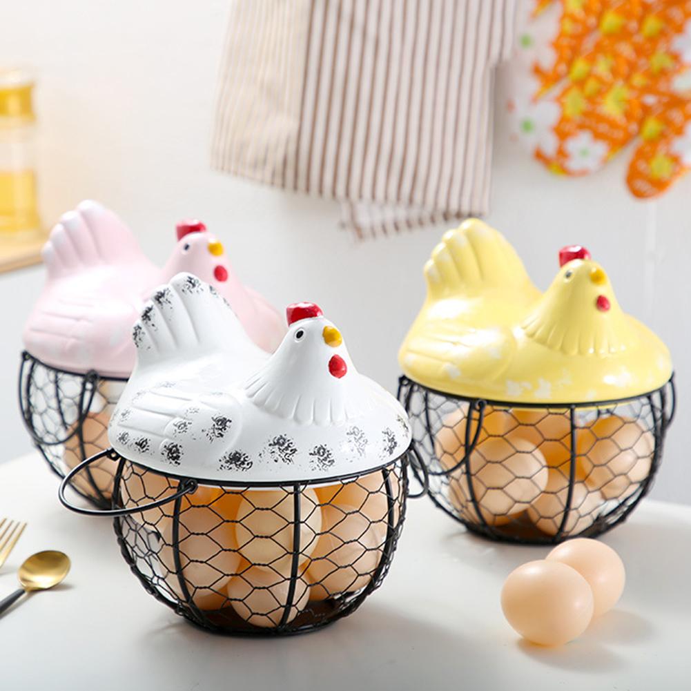 Creative Design Hen Egg Storage Basket
