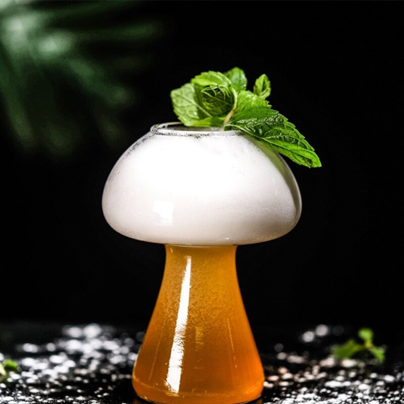 Creative Design Mushroom Shaped Glass