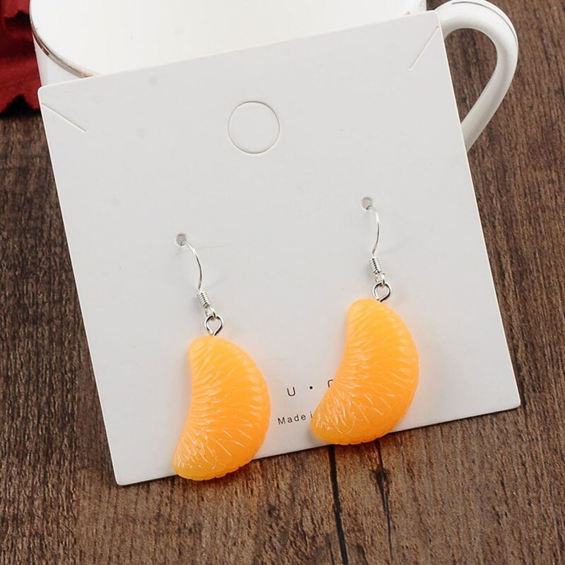 Creative Design Orange Slice Earrings Creative Design Orange Slice Earrings