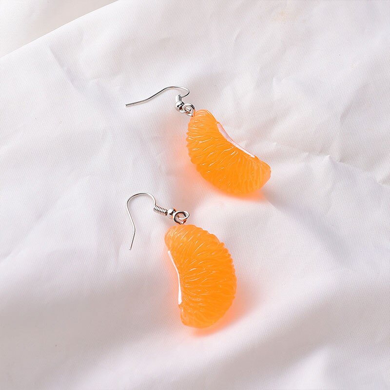Creative Design Orange Slice Earrings Creative Design Orange Slice Earrings