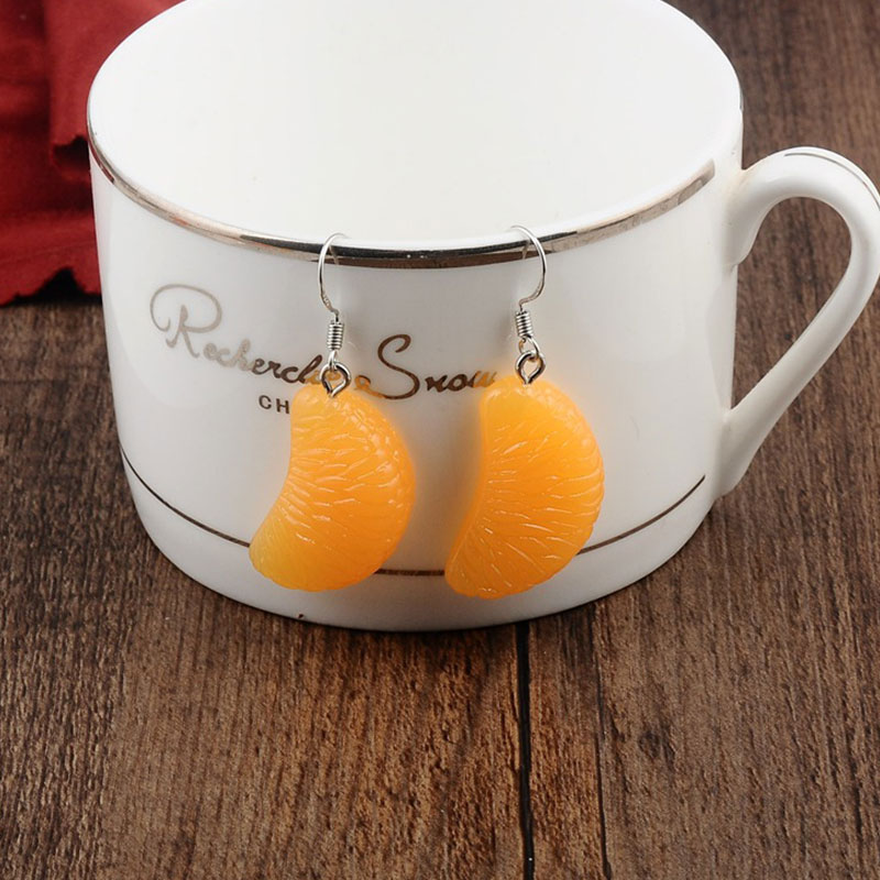 Creative Design Orange Slice Earrings Creative Design Orange Slice Earrings