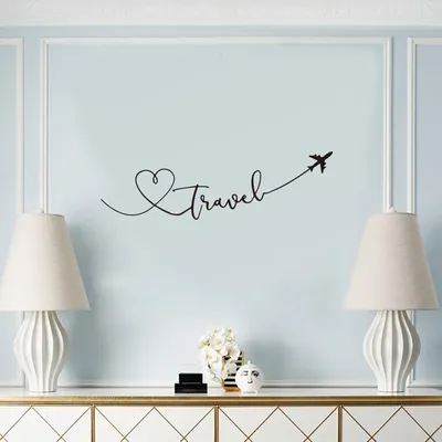 Creative Design Travel Wall Sticker