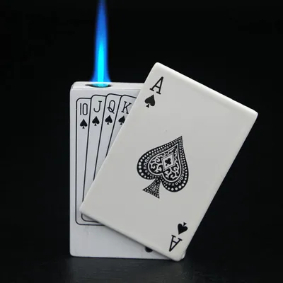 Creative Design Turbo Playing Card Lighter