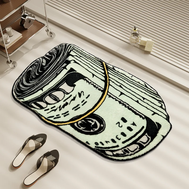 Creative Dollar Rug Bedroom Bedside Thickened Shaggy Floor Mats Living Room Area Rugs Home Decor Carpet Bay Window Mat Creative Dollar Rug Bedroom Bedside Thickened Shaggy Floor Mats Living Room Area Rugs Home Decor Carpet Bay Window Mat