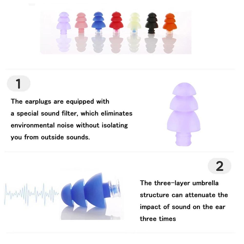 Creative Earplugs Noise Reduction Ear Plugs For Sleep Sound Canceling Earplug For Sleeping Work Swimming Study Travel Creative Earplugs Noise Reduction Ear Plugs For Sleep Sound Canceling Earplug For Sleeping Work Swimming Study Travel