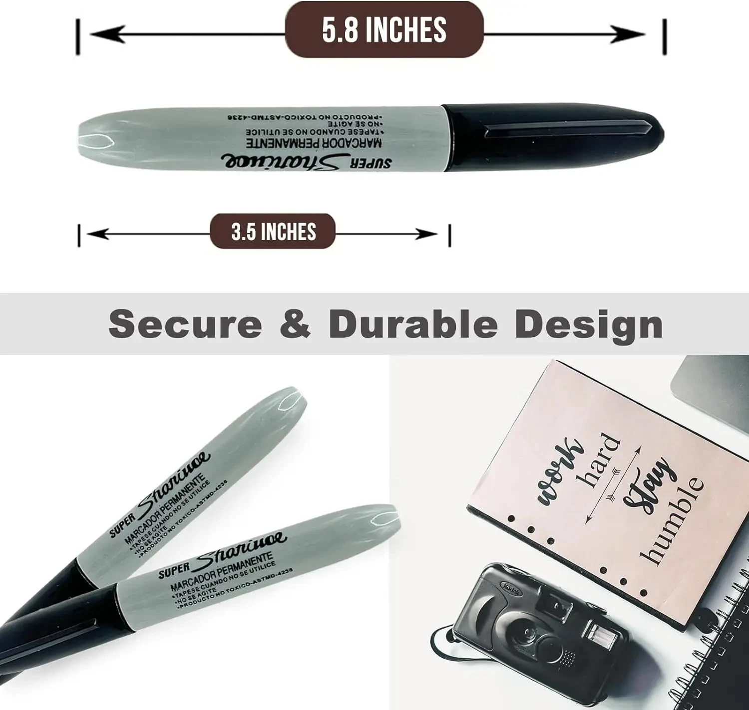 Creative Fake Black Marker Pen Hidden Compartment Sight Diversion Safe For Home Office Hide Necklace Money Small Creative Fake Black Marker Pen Hidden Compartment Sight Diversion Safe For Home Office Hide Necklace Money Small