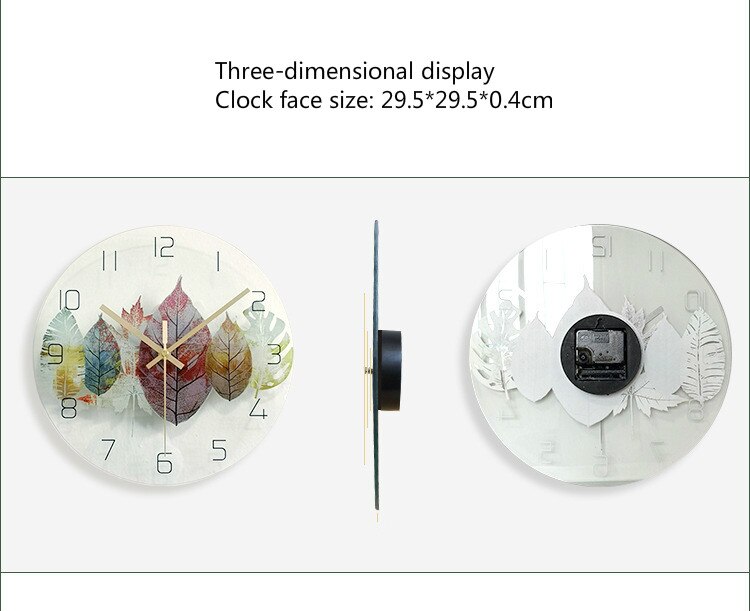 Creative Glass Wall Clock Creative Glass Wall Clock