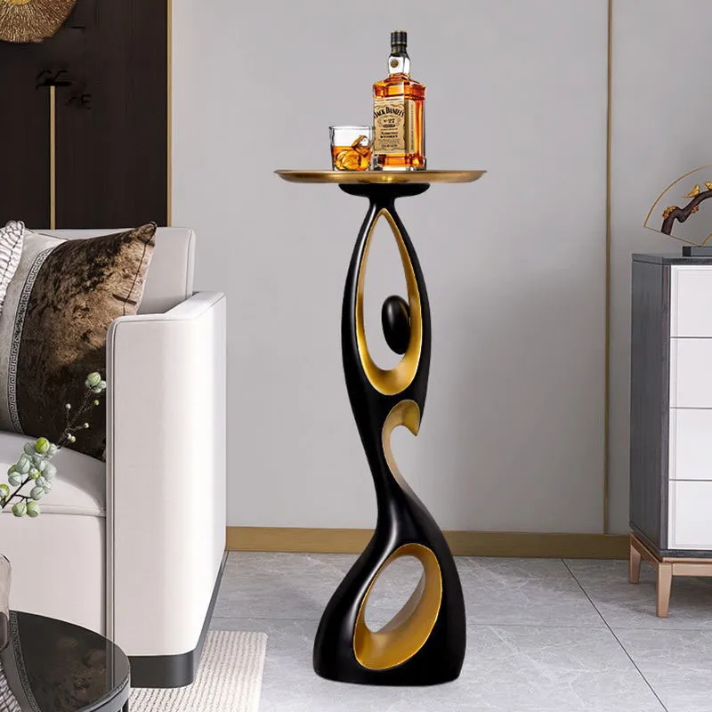 Creative Home Decor Art Abstract Sofa Side Table Light Luxury Living Room Porch Decoration Corner Table Designer