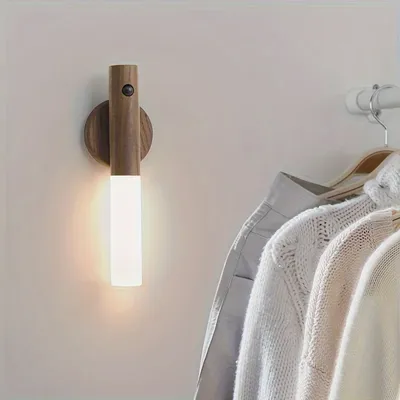 Creative Intelligent Auto PIR Motion Sensor LED Rechargeable Magnetic Night Kitchen Cabinet Lamp