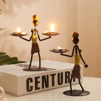 Creative Iron Tea Light Holder Creative Iron Tea Light Holder