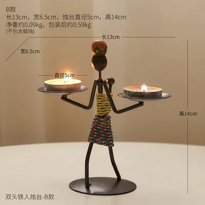 Creative Iron Tea Light Holder Creative Iron Tea Light Holder