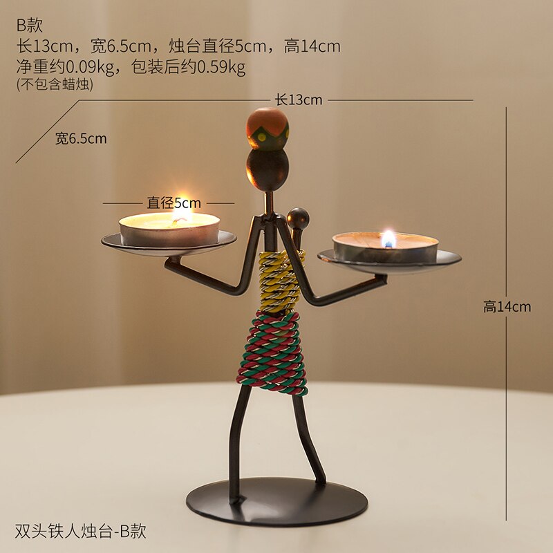 Creative Iron Tea Light Holder Creative Iron Tea Light Holder