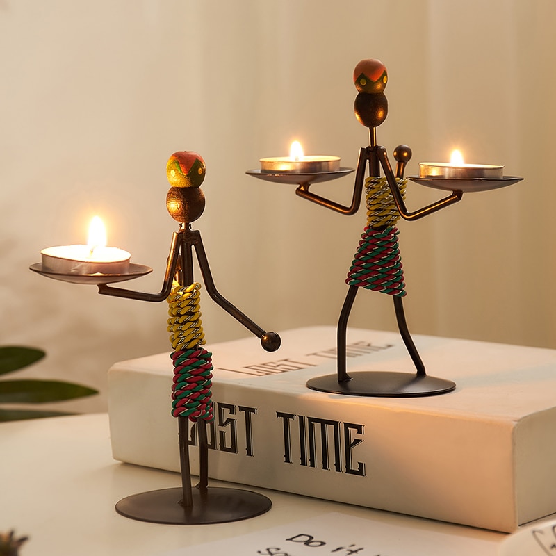 Creative Iron Tea Light Holder Creative Iron Tea Light Holder
