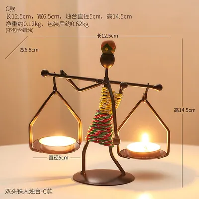 Creative Iron Tea Light Holder Creative Iron Tea Light Holder