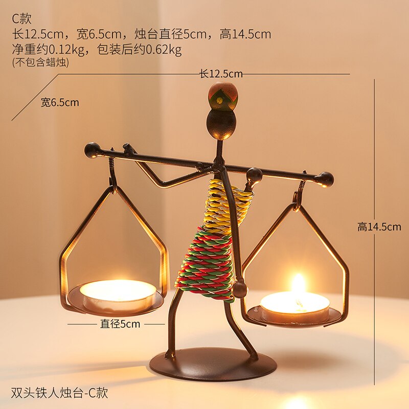 Creative Iron Tea Light Holder Creative Iron Tea Light Holder