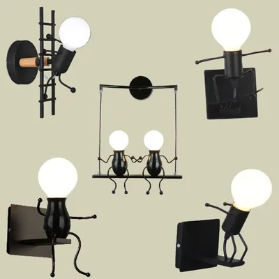 Creative Lamp Funny Man Design Creative Lamp Funny Man Design